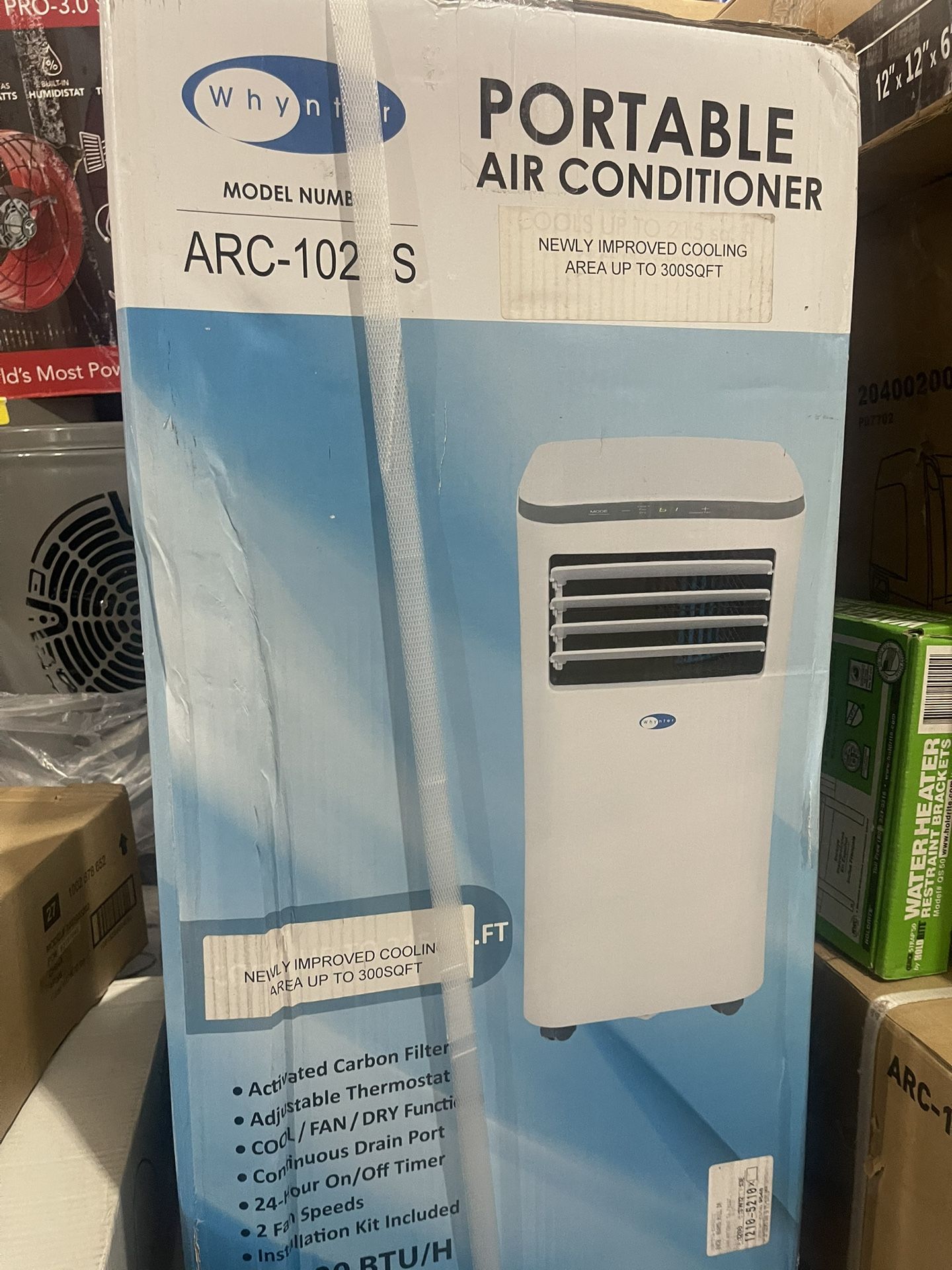 Whynter 10000 BTU ASHRAE PORTABLE AIR CONDITIONER Store Map Whynter 7,000 (DOE) BTU Portable Air Conditioner Cools 300 S