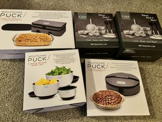 Mixing Bowls, Cookware, Pots, and Pie Dish