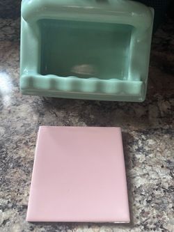 Retro soap holder and tiles