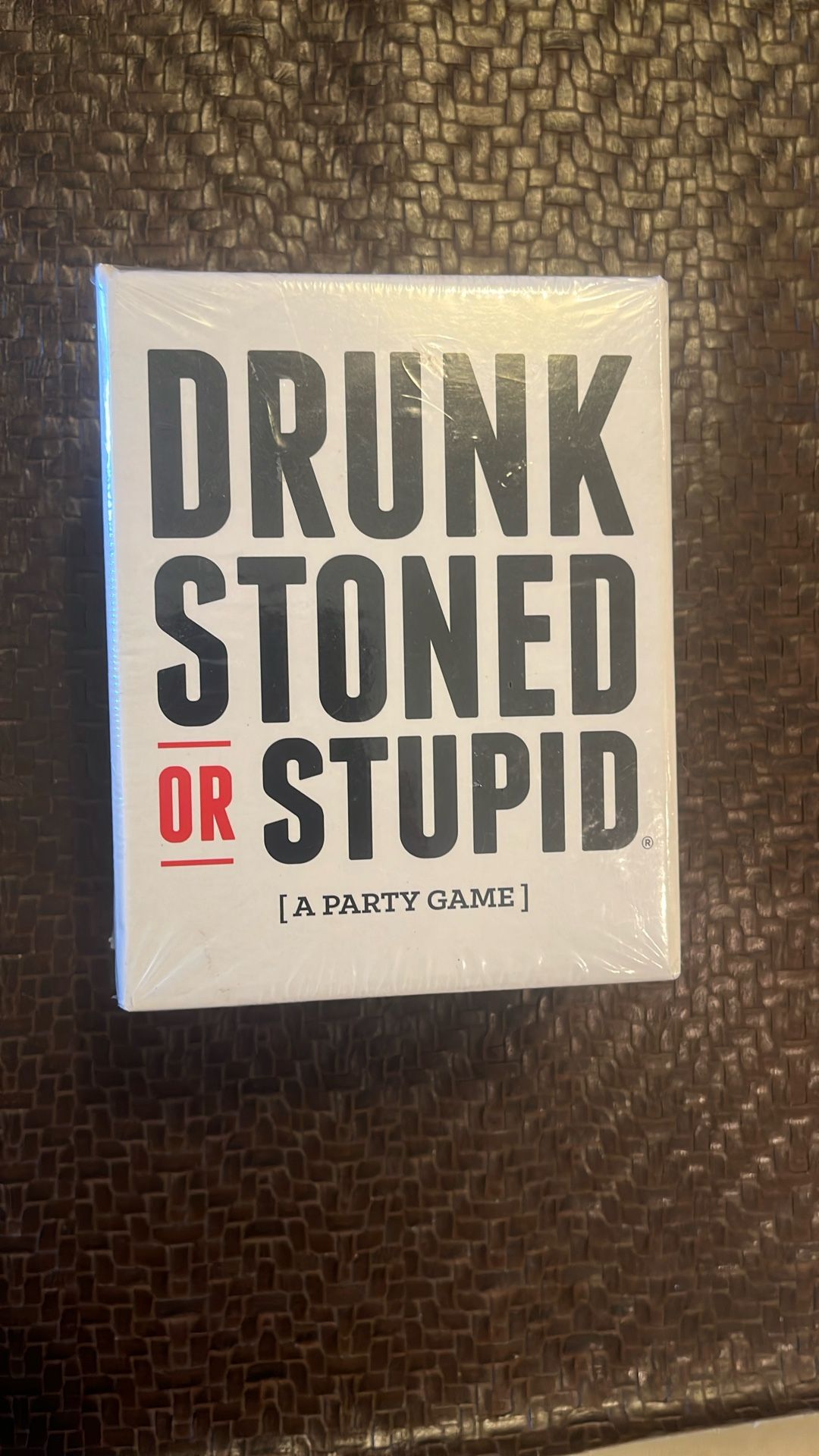 Drunk Stoned Or Stupid - Party Game - 250 Cards - Brand New In Box