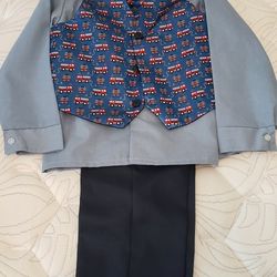 Boys Suit-4 Piece Easter/Formal Outfit 