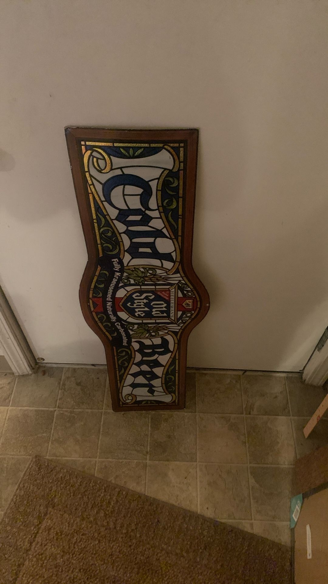 Old Style Beer Display