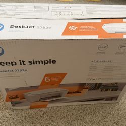 HP DeskJet 2752e Wireless All-in-One Printer (Print/Scan/Copy)