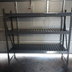 Bulk Storage Rack - Steel Decking, 72 x 24 x 72"