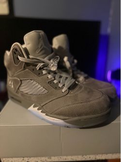 Jordan 5s grey Wolf