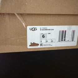 UGG Goldenstar Clog size 6 Chestnut New