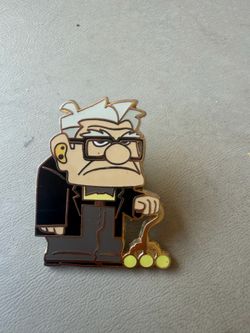 Walt Disney / Pixar Carl Fredricksen w/ Cane From the Movie Up Collectible Pin!