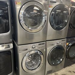 Lg Washer 4.5 Cu Ft And Dryer Gas 7.5 Cu Ft 