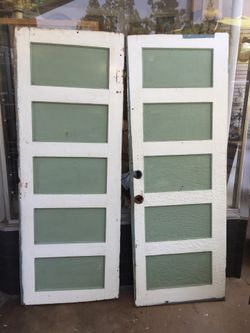 Antique pair of farmhouse doors door perfect for rustic decor