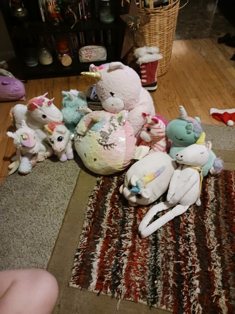 Unicorn Stuffed Animal Lot