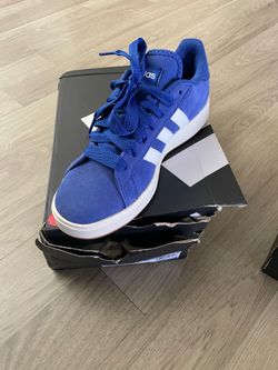 Grand court base 00s adidas blue size 8 1/2