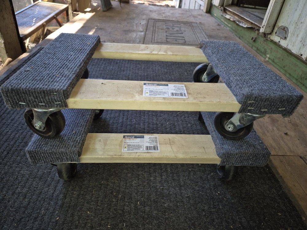 18" Wood Dollies.