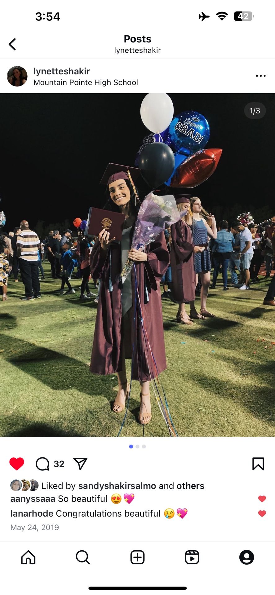 Jostens Graduation Robe Mountain Pointe