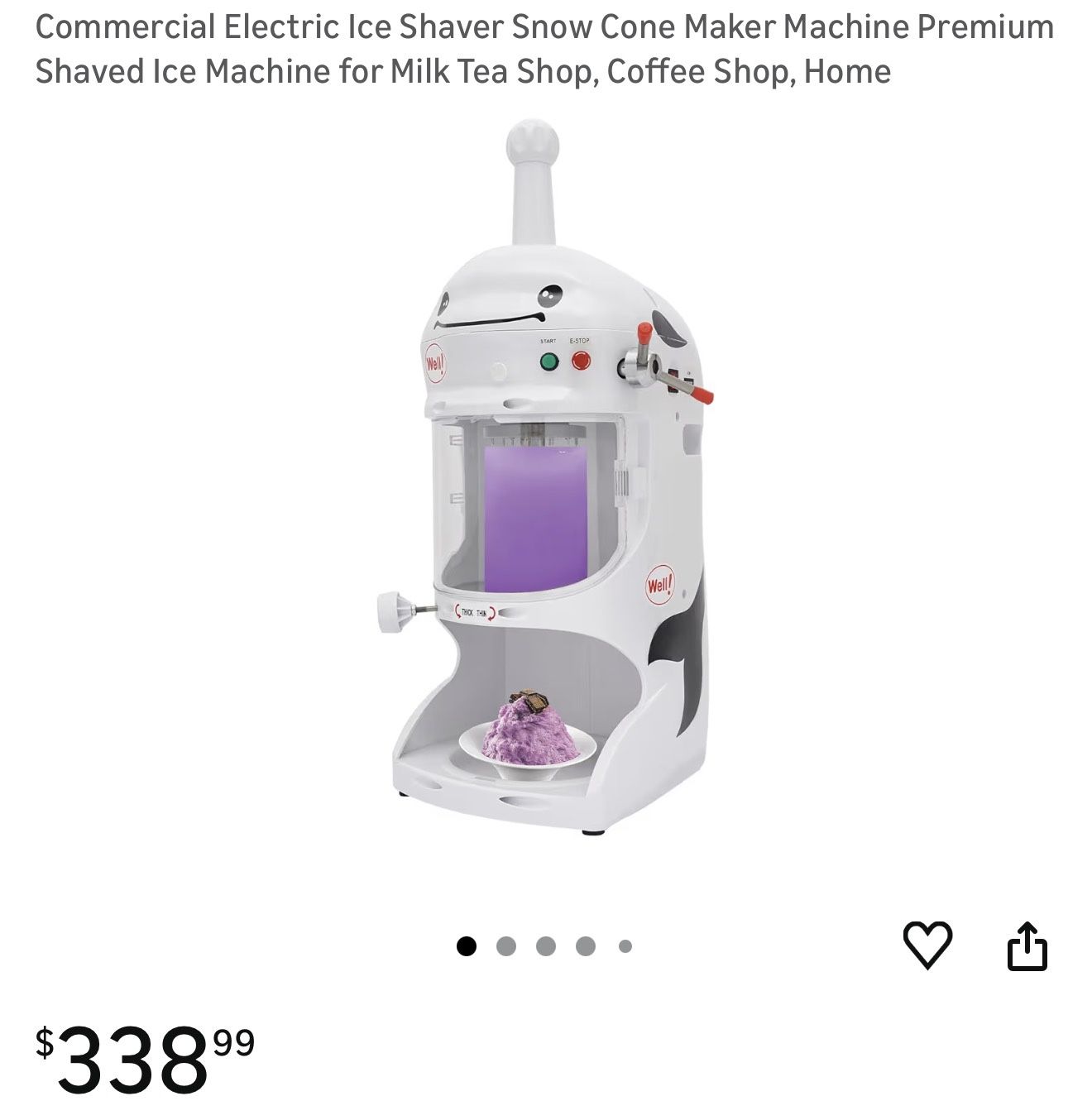 Commercial Electric Ice Shaver