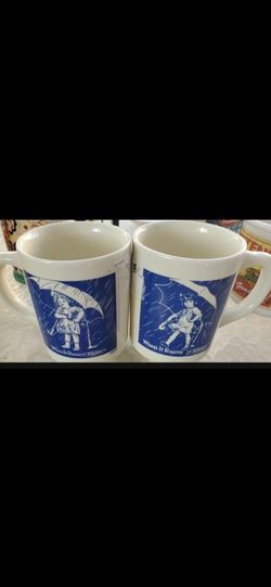 Morton Salt Girl 'When It Rains It Pours' Mugs – Set of 2