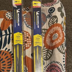 2 Michelin High Performance 26” Conventional Windshield Wiper Blades NWT