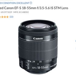canon 18-55mm lens