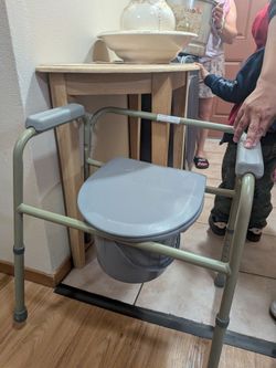 Bedside toilet ( used 1 week ).