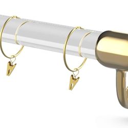 4FT acrylic curtain rod set for 48"windows, C72