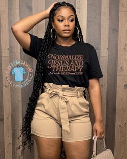 Normalize Jesus And Therapy Tee