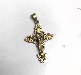 Gold Plated Cross Pendant