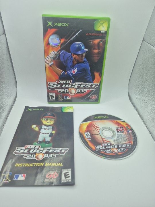 MLB Slugfest 2003 (Microsoft Xbox, 2002) CIB