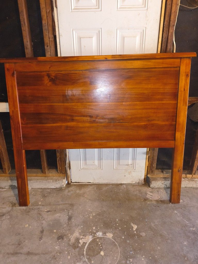 Cherry Wood Full Size Headboard 