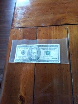 1998 $20.00 dollar bill