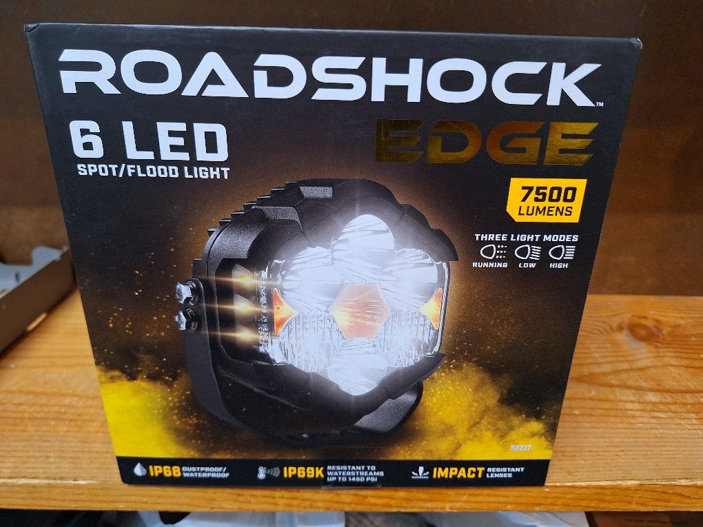 Roadshock Edge 6 Led Off Road Spot Flood Combo Light for Sale in Fair
