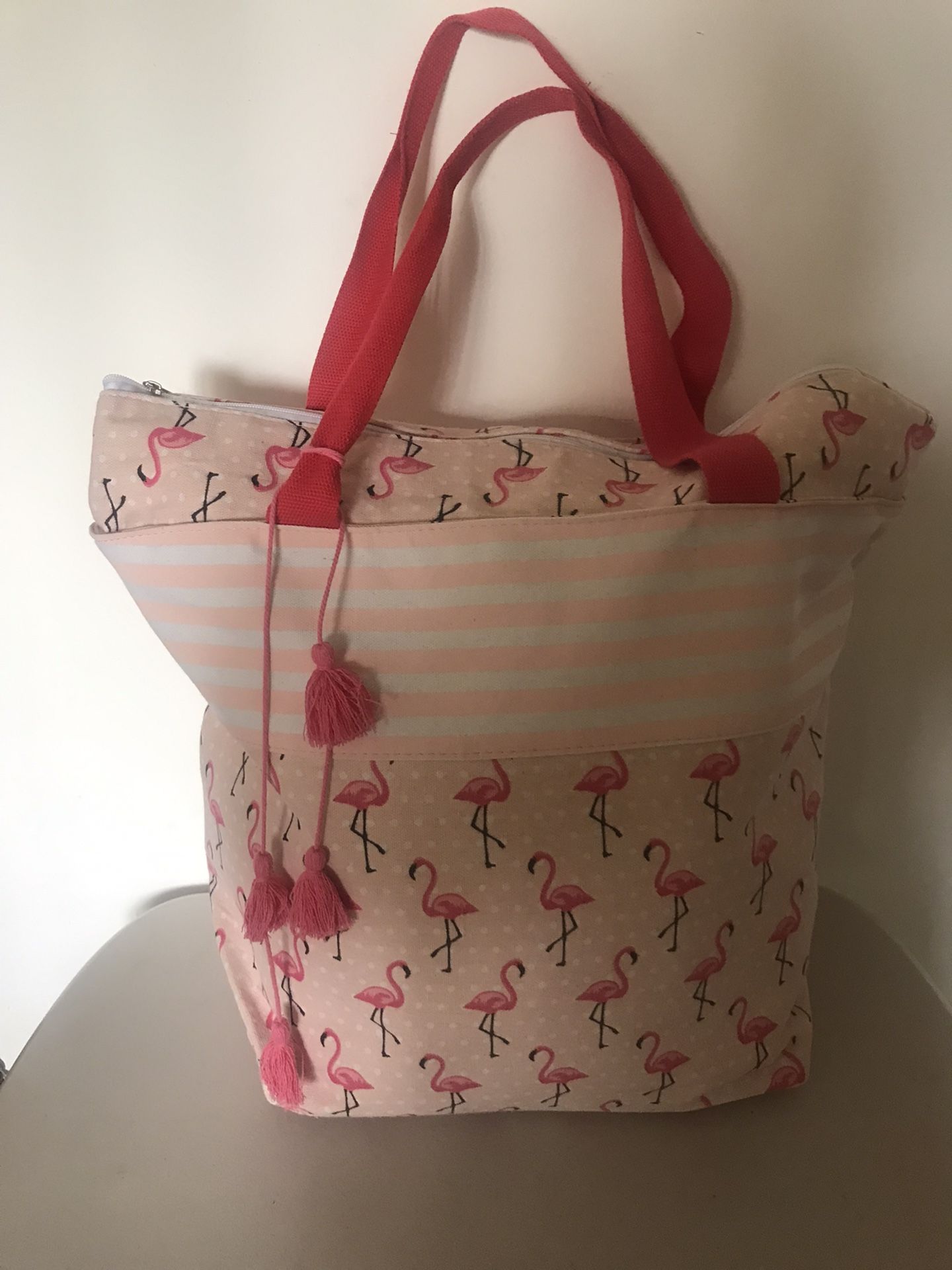 Flamingo Beach Tote $15.00