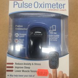 ICHOICE Smart Pulse Oximeter with Relaxation Coach, 1.0 ea