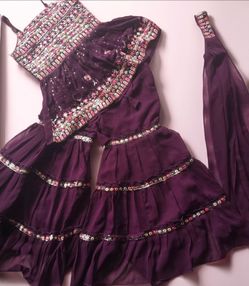 India Sharara with Dupatta for little girls