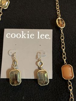 Cookie lee earrings and necklace