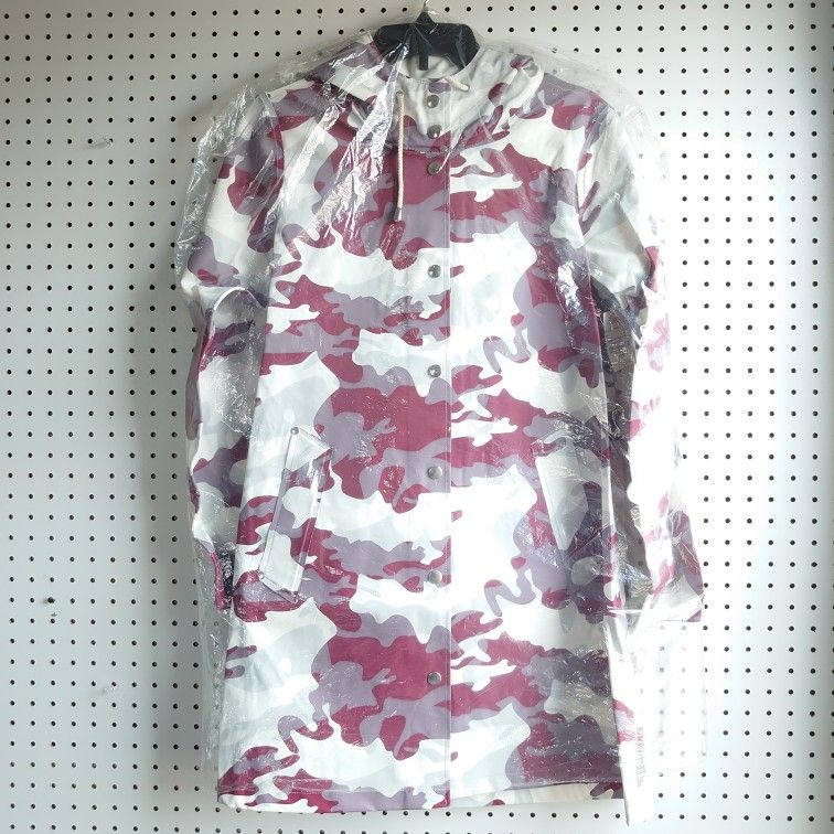 Stutterheim Mosebacke Red Camo Hoodie Raincoat