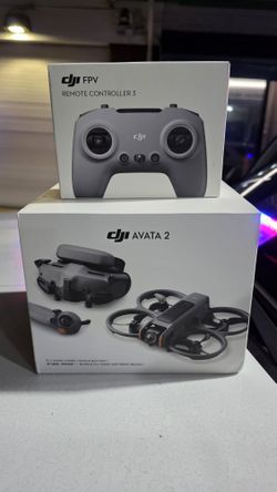 DJI Avata 2 Fly More Combo, RC Motion 3, FPV Controller 3, Motion 3 Goggles, 3 Batteries