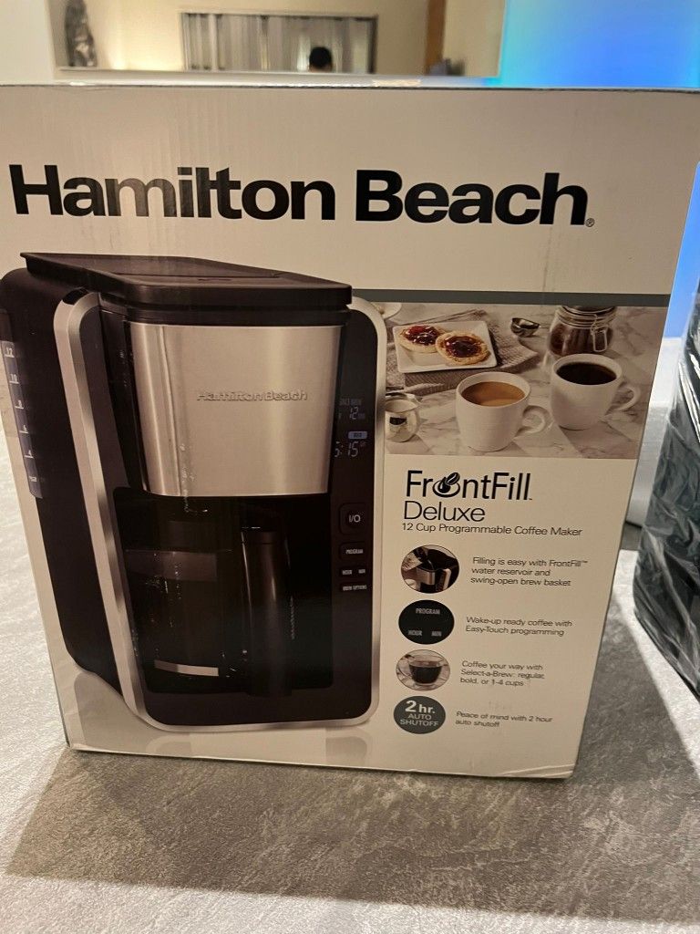 hamilton beach  coffe maker 12 cup programmble