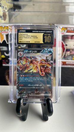 🔥 Charizard ex CGC Pristine 10 Japanese Shiny Treasure ex – $40