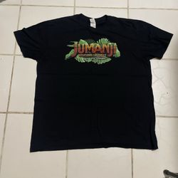 Jumanji Welcome to the Jungle 2017 Dwayne Johnson Kevin Hart Promo Shirt SZ XL