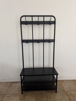 IKEA PINNING Coat Rack with Storage