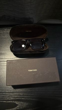 Tom Ford Black Square Sunglasses with Case