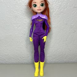 Bat Girl Toy Doll DC Comics Purple Yellow Super Hero Girls