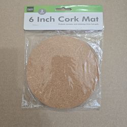 6 Inch Cork Mat Set Of 2