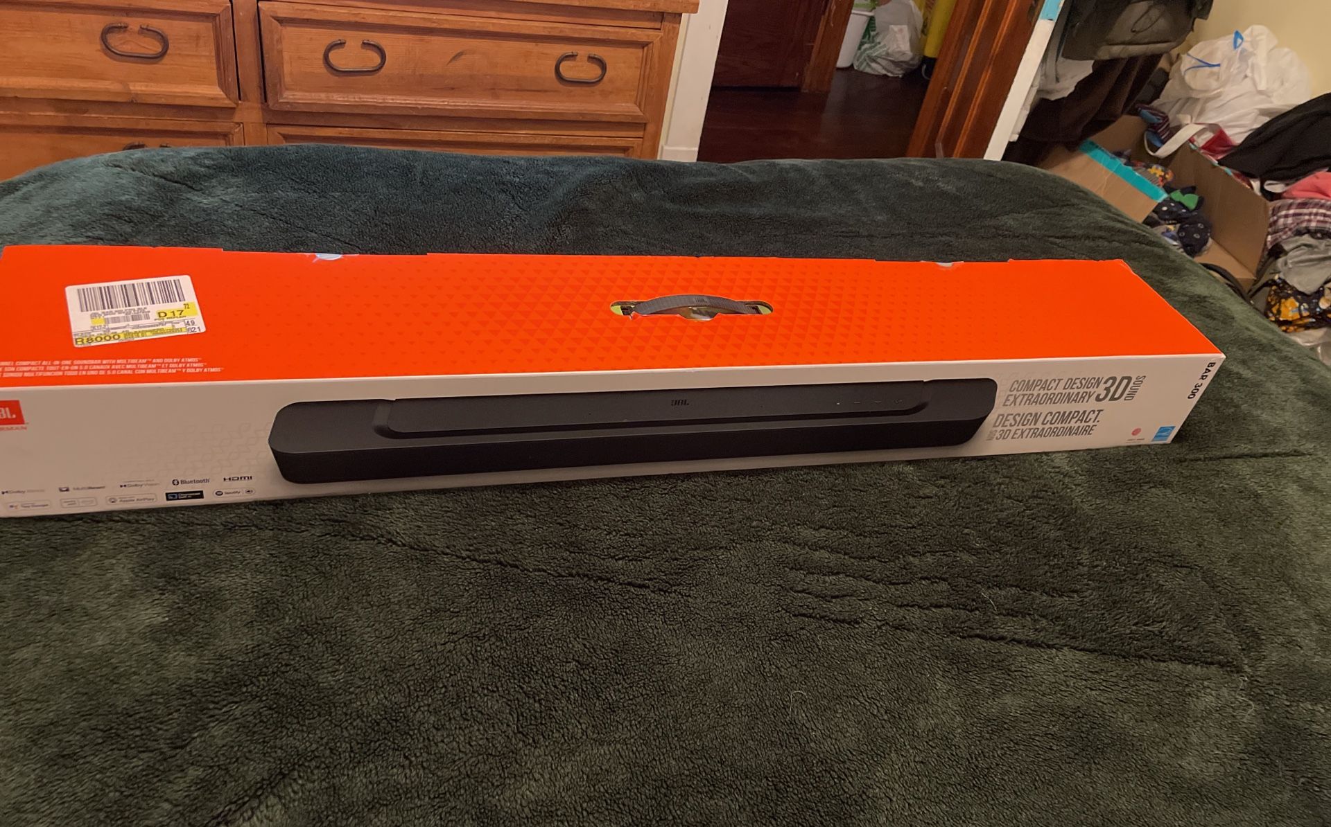 New JBL BAR 300 5.0 Channel All-in-one Soundbar With Multibeam and Dolby Atmos