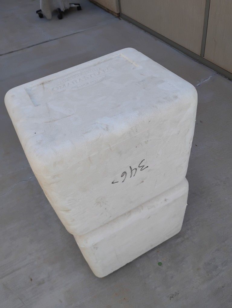 2 Stryafoam Ice Chests