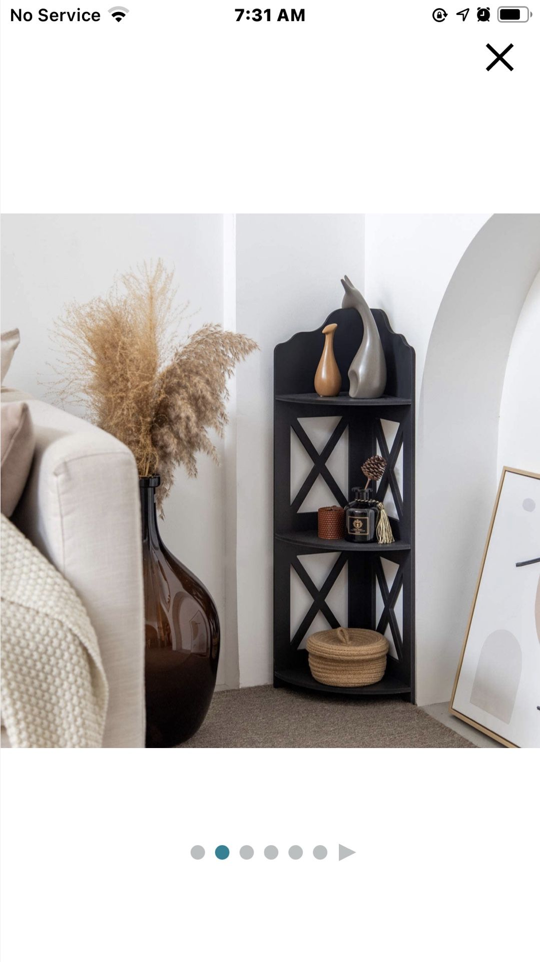 Plant Stand,Catty Corner Shelf Mini Bookshelf for Living Room,Narrow Side Table for Small Spaces, Puja Mandir for Home, Corner Shower Organizerfor Hal