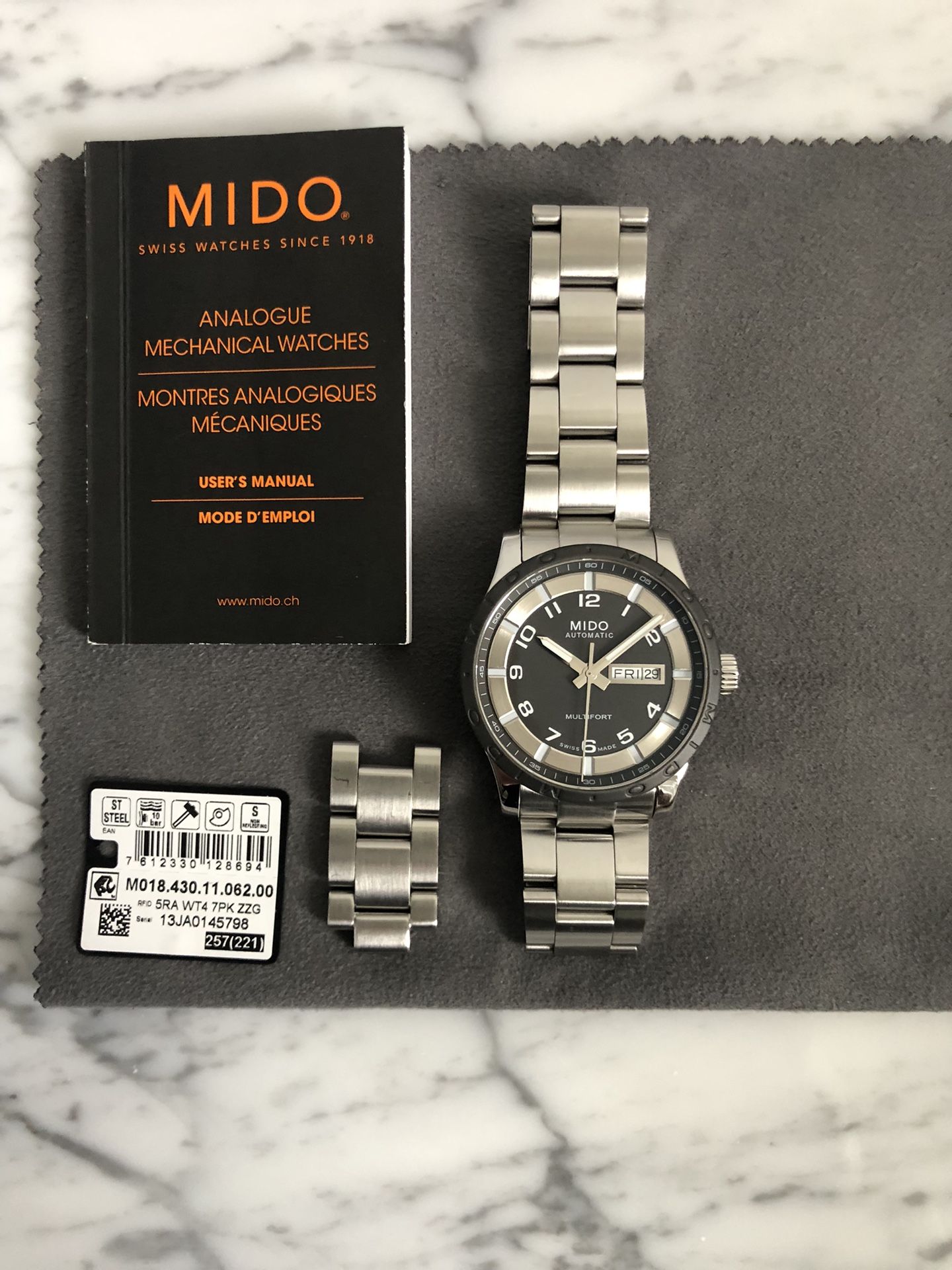 Mido Multifort Automatic Mens Watch