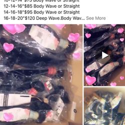 Human Virgin Bundles And 13x6 Lace Wigs On Sale 🛍