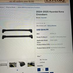 Hyundai-Kona Crossbars