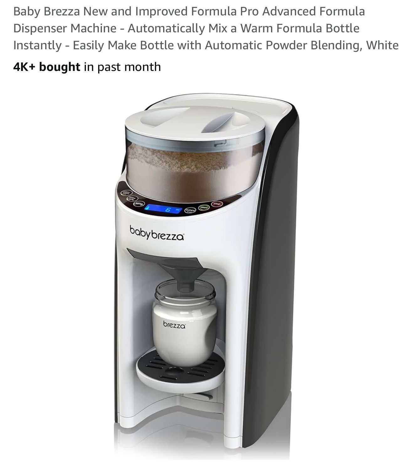 Brezza Formula Bottle Maker