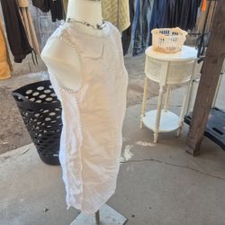 White Linen Sun Dress